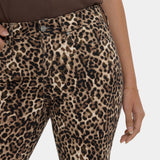 Marilyn Straight Ankle Jeans - Savanna Leopard