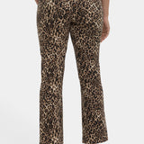 Marilyn Straight Ankle Jeans - Savanna Leopard