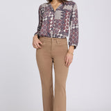 Marilyn Straight Ankle Jeans - Toasted Coconut