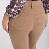 Marilyn Straight Ankle Jeans - Toasted Coconut