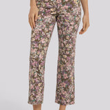 Marilyn Straight Ankle Jeans - Earth Blooms