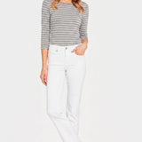 Marilyn Straight Jeans - Optic White