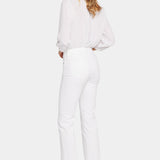 Marilyn Straight Jeans In Long Inseam - Optic White