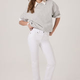 Marilyn Straight Jeans - Optic White
