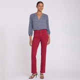 Marilyn Straight Jeans - Beaujolais