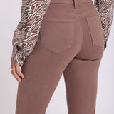 Marilyn Straight Jeans - Deep Taupe