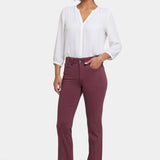 Marilyn Straight Jeans - Dark Cherry