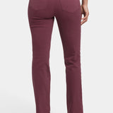 Marilyn Straight Jeans - Dark Cherry