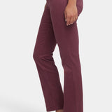 Marilyn Straight Jeans - Dark Cherry