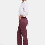 Marilyn Straight Jeans - Dark Cherry