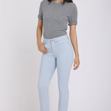Sheri Slim Straight Ankle Jeans - Blue Clover