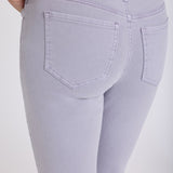Sheri Slim Straight Ankle Jeans - Vintage Lavender