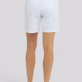 Erin Relaxed Denim Shorts - Optic White