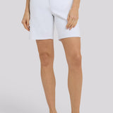 Erin Relaxed Denim Shorts - Optic White