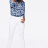 Ami Skinny Ankle Jeans - Optic White