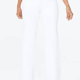 Wide Leg Trouser Jeans - Optic White