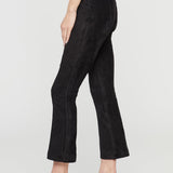 Slim Bootcut Pull-On Pants - Black