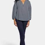 Paulina Peasant Blouse - Diamond Peak