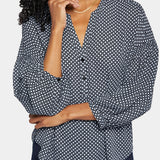 Paulina Peasant Blouse - Diamond Peak