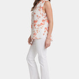 Sleeveless Pintuck Blouse  - Aurora