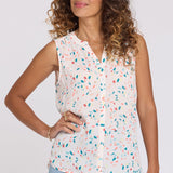 Sleeveless Pintuck Blouse - Jubilee