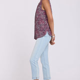 Sleeveless Pintuck Blouse - Catarina