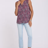Sleeveless Pintuck Blouse - Catarina