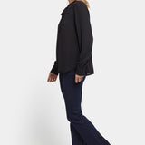 Tie-Neck Blouse - Black