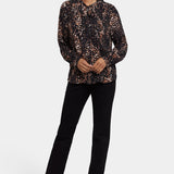 Tie-Neck Blouse - Le Montclair