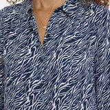 Modern Blouse - Vintage Zebra