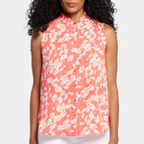 Sleeveless Ruffle Neck Blouse - Magdalene