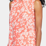 Sleeveless Ruffle Neck Blouse - Magdalene
