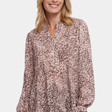 Pleated Front Tunic - Delacroix