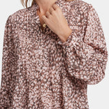 Pleated Front Tunic - Delacroix