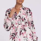 Pleated Front Tunic - Starlight Garden