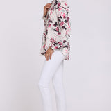 Pleated Front Tunic - Starlight Garden