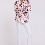 Pleated Front Tunic - Starlight Garden