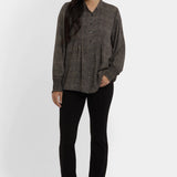 Pleated Peasant Blouse - Meadowlark