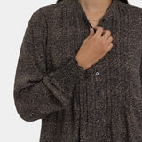 Pleated Peasant Blouse - Meadowlark