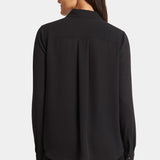 Tuxedo Blouse - Black