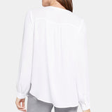 Simone Blouse - Optic White