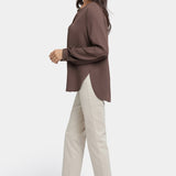 Simone Blouse - Coffee Bean