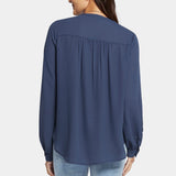Simone Blouse - Oxford Navy