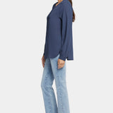 Simone Blouse - Oxford Navy