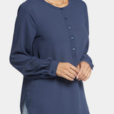 Simone Blouse - Oxford Navy