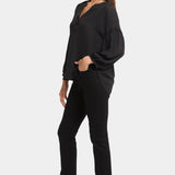 Paulina Peasant Blouse - Black