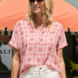 Becky Short Sleeved Blouse - The Paloma