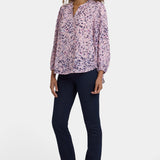 Puff Sleeved Popover Top - Parc Monceau