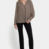 Liliana Peasant Blouse - Capucine Dots