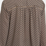Liliana Peasant Blouse - Capucine Dots